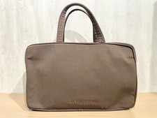 MIU MIU Brown Nylon Boston Tote Bag Women