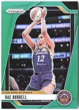 Rae Burrell Panini Prizm WNBA - Green Prizms 62 2024 Los Angeles Sparks