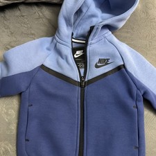 Nike Tech Fleece Tracksuit Blue 12 Months Baby Boys