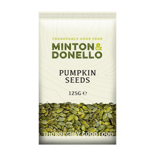Minton & Donello Pumpkin Seeds 6 x 125g 15.99 per kilo