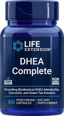 2 X Life Extension DHEA Complete -- 60 Vegetarian Capsules