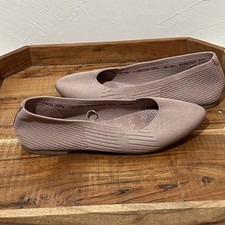 Skechers Cleo Ballet Flats Women  s 8 Pink Stretch Fit Slip On Comfort Shoes