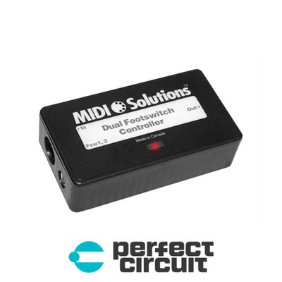 MIDI Solutions Dual Footswitch Controller MIDI UTILITY - DEMO - PERFECT CIRCUIT