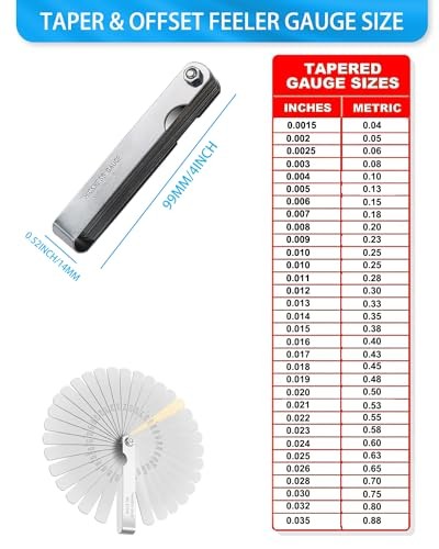 32 Blade Dual Marked Feeler Gauge Set