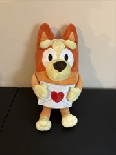 Bluey Bingo Plush w/ Love Letter   Valentine  s Day Edition   17  Stuffed