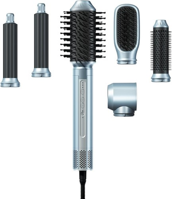 #ad Blow Dryer Brush6 in 1 Air StylerHigh Air DryerAuto Wrap CurlersStraightener $39.99