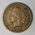 1903 Indian Head Penny One Cent 1c Coin  #AB897