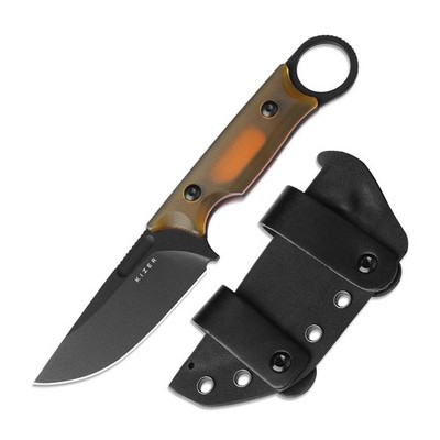 Kizer Cabox Outdoor Messer Nitro V Stahl Feste Klinge PEI Griff Scheide 1048A6