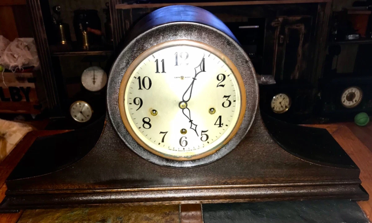 人気絶頂 アンティーク 目覚まし時計 アメリカ製 HAVEN NEW 置時計