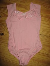 Moret Ultra Pink Gymnastics Leotard/Unitard,Dance,Sz XSmall 4/5,EUC