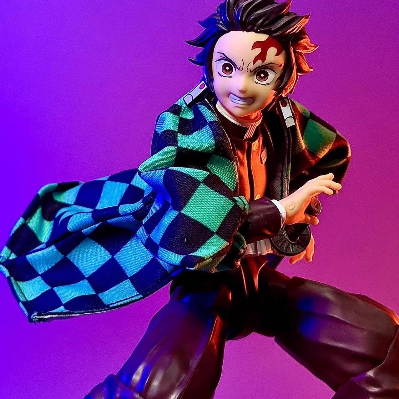 1/12 Custom Wired Coat Model For Figma 6'' Demon Slayer Kamado Tanjirou Figure