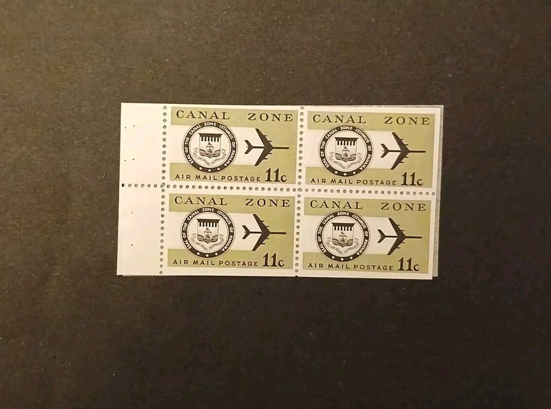 Canal Zone Scott # C49a - MNH Booklet  Pane Of 4