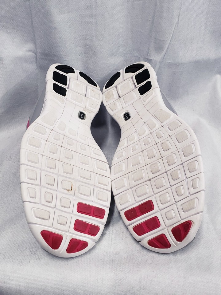 Nike Free 5.0 Women’s Running Shoes 580591061 Gray & Pink Sneakers