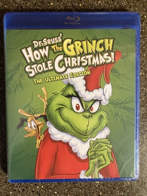 Dr. Seuss' How the Grinch Stole Christmas (Ultimate Edition) (Blu-ray, 1966) New