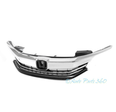 For 2016 2017 Honda Accord 4DR Sedan Chrome Upper