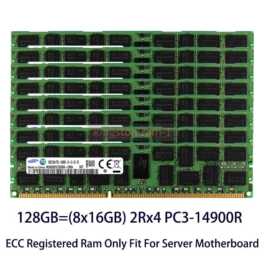 Samsung 16GB/32GB/64GB PC3-14900R DDR3-1866 1.5V ECC REG RDIMM
