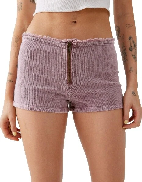 Urban Outfitters Solid Regular Size Shorts for Women