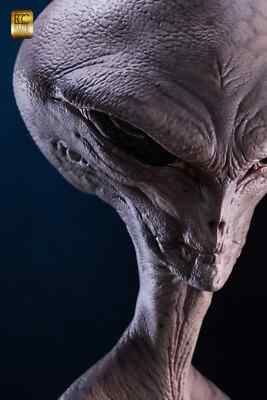 Reptiliengraue lebensgroße Büste 1:1 Art of Steve Wang ELITE CREATURE COLLECTIBLES