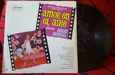 ROCIO DURCAL **Amor En El Aire** BANDA SONORA ORIGINAL RARE COVER LP Soundtrack