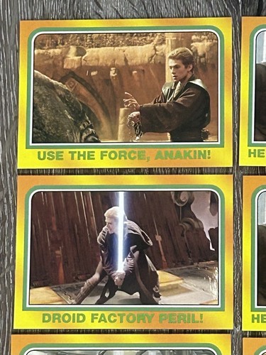 Star Wars Heritage Topps Trading Cards 2004 Yellow Border Lot of 8 Anakin - Afbeelding 8 van 19