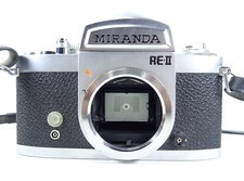 Miranda RE-II 2 35mm Film Camera Rare Silver For Parts/Repair.