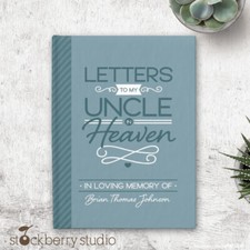 Letters to My Uncle in Heaven Notebook Personalized Memorial Journal Sympathy