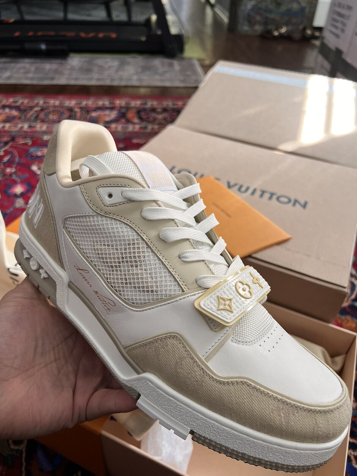 Louis Vuitton - LV Sneakers Trainers - Beige - Men - Size: 06 - Luxury