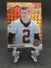 2021 Panini Mosaic Evan McPherson Orange Reactive Prizm #361 Rookie Card RC. rookie card picture