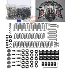 Stainless Steel Sliver Screws Fairing Bolt Kit For KAWASAKI NINJA ZX6R 2000-2025