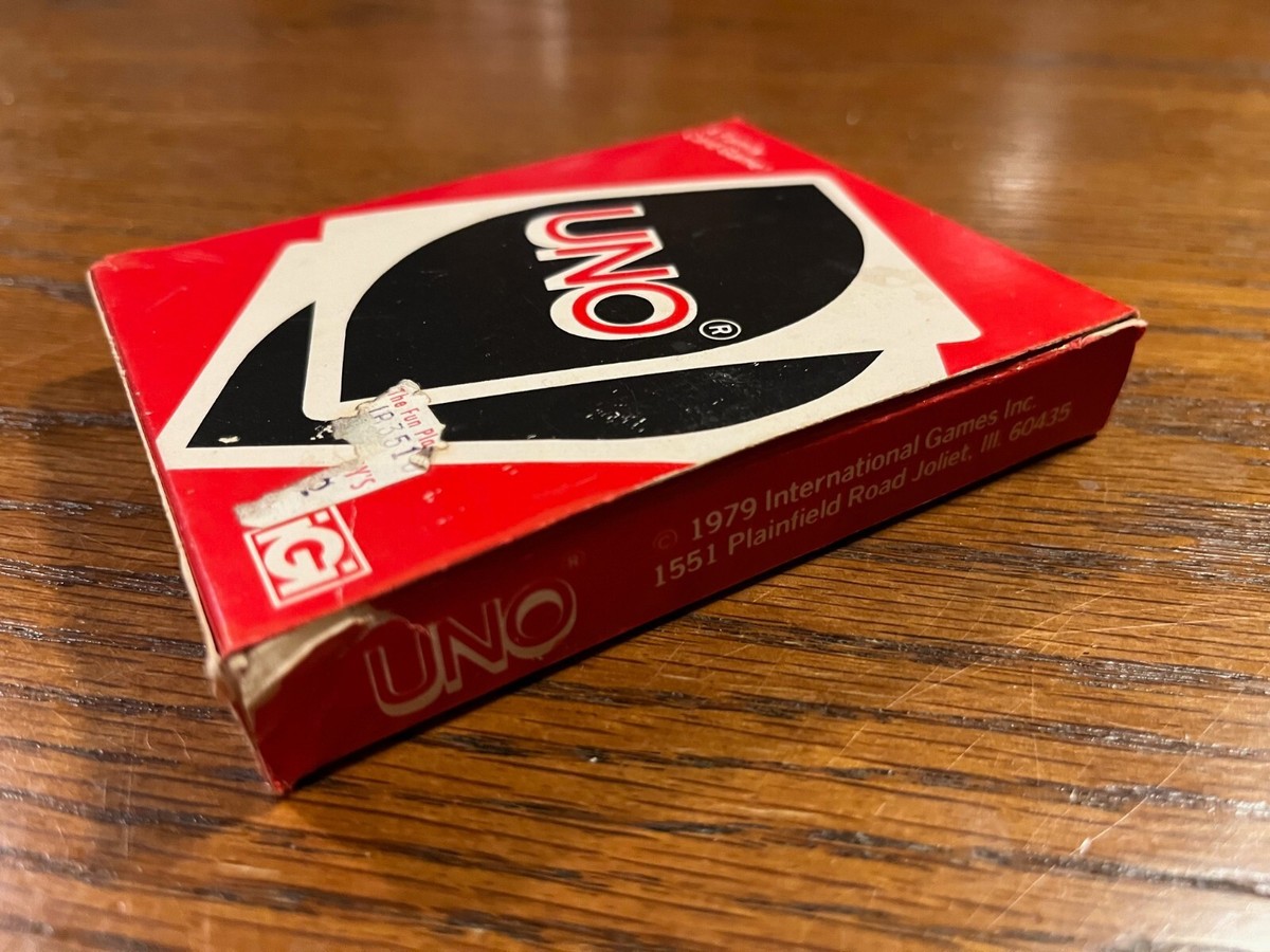 Vintage 1979 UNO Card Game ~ International Games Inc. | eBay