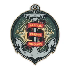 Navy Special Forces Military Bumper Sticker Military Vinyl Soldier Decal 5"