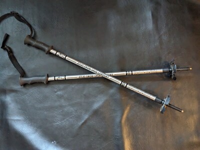 Elektra Atlas Ultralight Compact 130 cm extendable Snow Shoe Trekking Ski  Poles