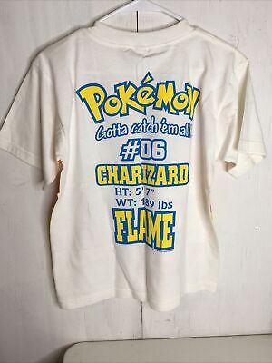 ULTRA RARE Vintage Pokemon Nintendo Charizard Shirt 2000 Youth L