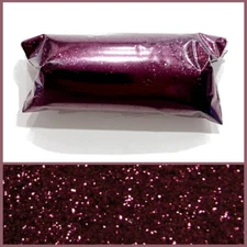 Midnight Garnet Glitter, Fine .015" Cut, Solvent Resistant Premium Polyester