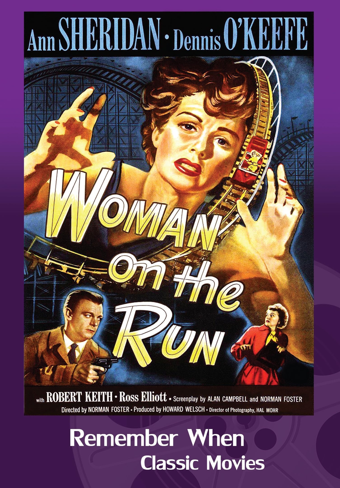 Woman on the Run (DVD) Ross Elliott Jane Liddell Joan Fulton J. Farrell McDonald