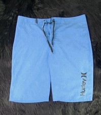 Mens Hurley blue board swim shorts 20/30 SHIPPED PROMPTLY