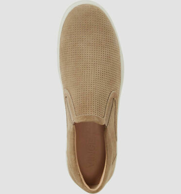 Vince Men\'s Ace Slip On Sneaker, Flint, 8.5 M US Vince ACE FLINT SU MENS Slip-On Sneakers BROWN COLOR SIZE 7M  main image 4