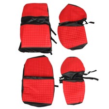 Front Rear Seat Covers Kit For Club Car Precedent - Choose Red / Orange / Blue