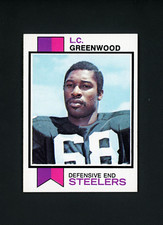 L.C. Greenwood 1973 Topps - Pittsburgh Steelers #165 NM-MT