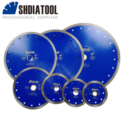 2pc 3-5'' Diamond Cutting Disc Cut-off Wheel Cut Porcelain Tile Dry Grinder Disc