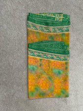 Yellow And Green Sari