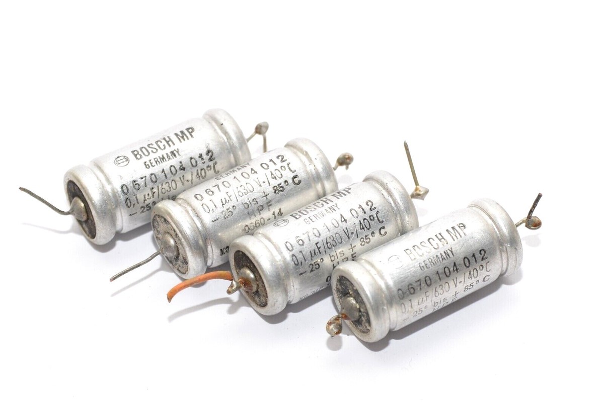 Vintage MP Capacitor by Bosch 0 670 104 012 for Klangfilm Vintage MP Capacitor by Bosch 0 670 104 012 for Klangfilm