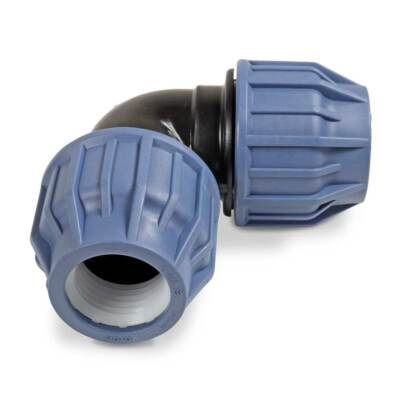 Winkel 90° Klemmverbindung PP Ø 40 mm Jason | Gartenbewässerung Rohr Verbindung 