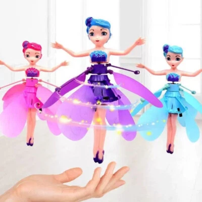 Flying Fairy Princess Dolls Magic Infrared Induction Control Girl Toy Birth Gift