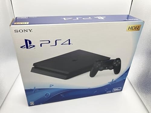 Sony PlayStation 4 PS4 500GB Jet Black Console CUH-2200AB01 HDD Gaming System