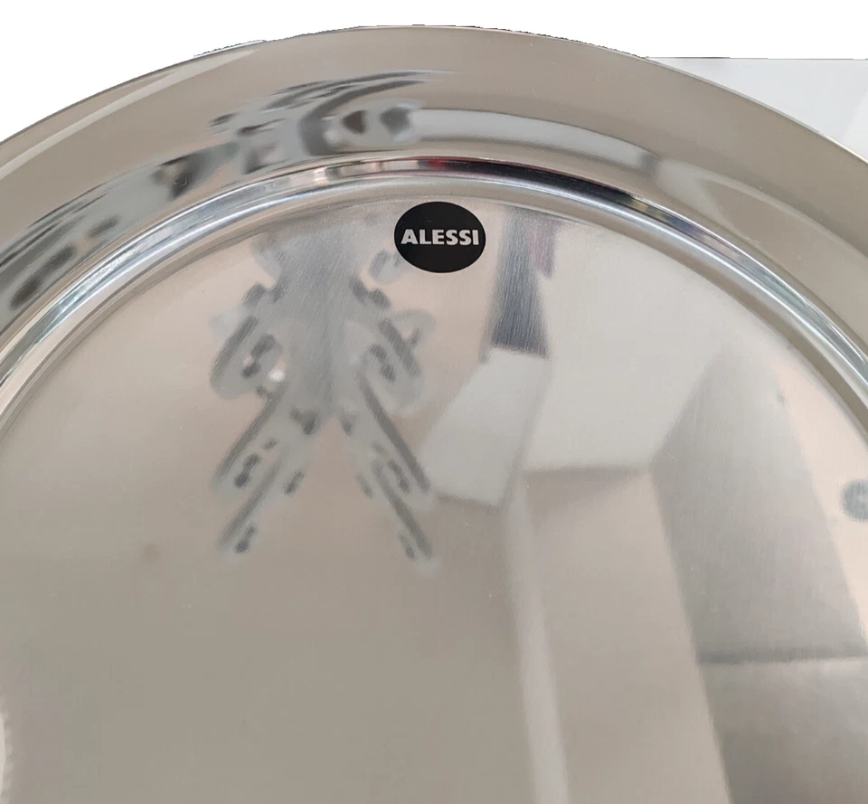 Alessi - Piatto da portata rotondo acciaio inox 126.36 - Immagine 3 di 3