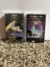Yes 2 Cassette Lot Classic Yes  Drama - Vintage Plays Great.