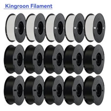 Kingroon 10KG Filament 1.75mm PLA PETG Matte High Speed 1KG Spool for 3D Printer
