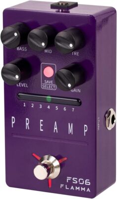 FLAMMA FS06 Digital Preamplifier Pedal built -in cabinet simulation 7 model