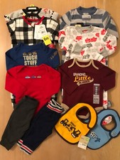 Carter's  Others Infant Boys Winter Clothing Lot of 10 5 New Size 6 Months